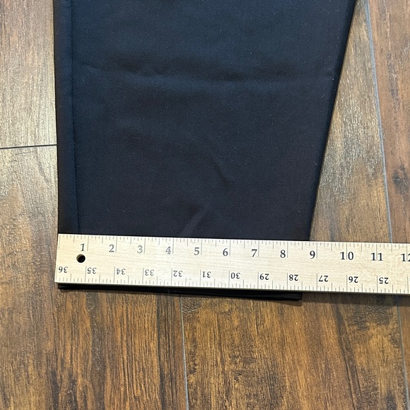 Zara Black Cropped High Waisted Trousers Capri Pants - Picture 3 of 10